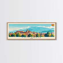 Cargar imagen en el visor de la galería, Fuenlabrada Spain Wall Art, Panoramic Travel Poster, Panoramic Framed Canvas Print, City Wall Art, Wall Hanging Home Decor, Travel Art
