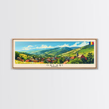 Cargar imagen en el visor de la galería, Galati Romania Travel Art, City Art, Framed Canvas Print or Metal Wall Art, Europe Travel Poster, Panoramic Wall Art, Extra Wide Wall Art
