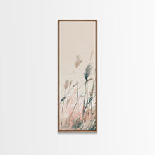 Carregar imagem no visualizador da galeria, Autumn Forest Scene Pine Trees Giant Sun Skinny Art Tall Art Framed Canvas Print Japanese Style Art Ukiyo-e Art Wood Block Print Scenic
