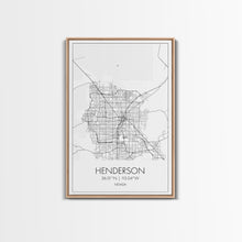 Load image into Gallery viewer, Henderson Street Map, Nevada Map, City Map Art, Minimalist Wall Art, Wall Art, Canvas Print, Gifts For Her, Travel Art, Man Cave Art,
