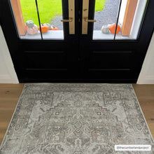 Load image into Gallery viewer, Hera Olive Boutique Washable Rug
