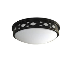 Carregar imagem no visualizador da galeria, 10&quot; 15W LED Diamond Lattice Flush Mount Ceiling Light | 3000K
