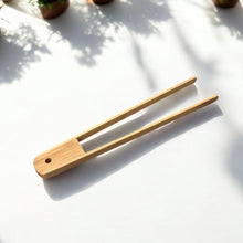 Load image into Gallery viewer, 10&quot; Bamboo Sleek Tong

