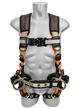 Carregar imagem no visualizador da galeria, Frontline 100RCTB Combat Reflective Construction Full Body Harness with Tongue Buckle Legs and Trauma Straps XL/2X
