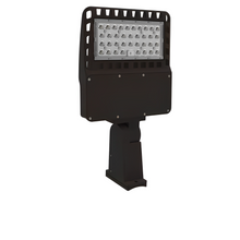 Cargar imagen en el visor de la galería, 200W Adjustable LED Pole Light: Illuminate Parking Lots with 30,000 Lumens, 5000K CCT, and Dimmable LED Shoebox Light
