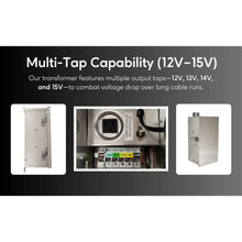 Carregar imagem no visualizador da galeria, 100W Multi-Tap Low Voltage Transformer | 12 - 15V
