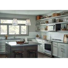Load image into Gallery viewer, Kichler Brushed Nickel Transitional Clear Glass Cone Mini Pendant Light Item #1048247
