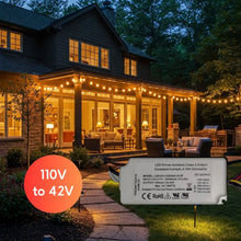 Load image into Gallery viewer, 110-277V AC - 30V to 42V DC | 12W LED Driver LED Dimmer
