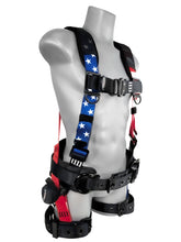 Carregar imagem no visualizador da galeria, Frontline 110CTB-AM American Style Full Body Harness with Aluminum Hardware and Suspension Trauma Straps XL/2X
