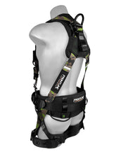 Carregar imagem no visualizador da galeria, Frontline 110CTB-CF Camouflage Full Body Harness with Aluminum Hardware and Suspension Trauma Straps M/L
