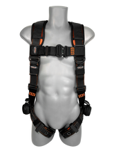 Carregar imagem no visualizador da galeria, Frontline 110VTB Combat Lite Vest Style Harness with Aluminum Hardware and Suspension Trauma Straps M/L
