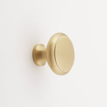 Load image into Gallery viewer, Elizabeth Solid Brass Cabinet Knob with Base - 1.5&quot;

