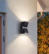 Cargar imagen en el visor de la galería, MIRODEMI® Modern Black Outdoor Aluminum Waterproof LED Wall Lightings For Garden, porch
