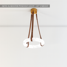 Load image into Gallery viewer, Aktis Alabaster Pendant Light
