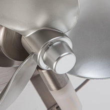 Load image into Gallery viewer, 12&quot; Flush Mount Low Profile Caged Small Ceiling Fan with Light and Remote Control
