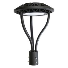 Cargar imagen en el visor de la galería, 75W/100W/150W Tunable LED Post Top Light with 22,645 Lumens, 100-277V, 3000K-5000K Tunable CCT, ETL Listed, and Photocell Sensor
