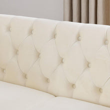 Carregar imagem no visualizador da galeria, 3-seater + 3-seater Combination sofa.Beige Velvet(W834S00063)
