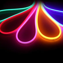 Carregar imagem no visualizador da galeria, 12V Silicone Low Voltage LED Strip Light – Flexible Neon Lighting
