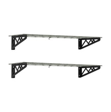 Cargar imagen en el visor de la galería, 12&quot; x 36&quot; Wall Shelves (Two Pack with Hooks)
