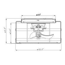 Cargar imagen en el visor de la galería, 13&quot; Madurai Farmhouse Flush Mount Reversible Ceiling Fan with Lighting and Remote Control
