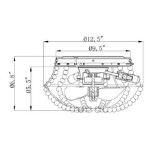 Load image into Gallery viewer, 13&quot; Farmhouse DC Motor Flush Mount Reversible Ceiling Fan with Lighting and Remote Control
