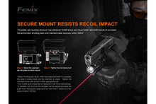 Load image into Gallery viewer, Fenix GL22 Tactical LED Light with Red Laser

