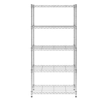 Load image into Gallery viewer, 14&quot; x 30&quot; x 60&quot; 5-Tier Wire Rack
