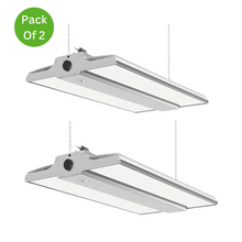 Cargar imagen en el visor de la galería, Premium 1.6ft LED Linear High Bay Light - (240W/192W/144W) Selective Wattage and CCT (3000K/4000K/5000K) - 36,000 Lumens
