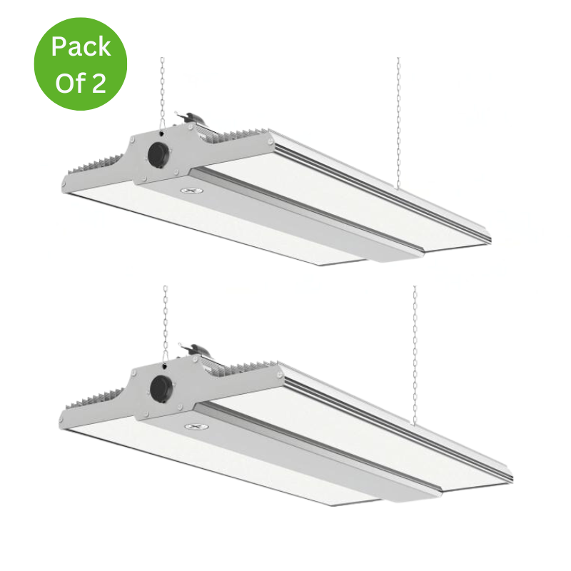 2.2ft LED Linear High Bay Light - Selectable Wattage (240W/320W/400W) and CCT (3000K/4000K/5000K) - 60,000 Lumen