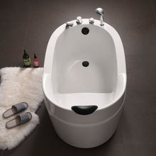 Load image into Gallery viewer, Tip-Toe Tub Trim Set with Two-Hole Overflow Faceplate, Replacement Bath Drain Trim Kit with 2-Hole Overflow Faceplate and Universal Fine/Coarse Thread 7 finishing colors available
