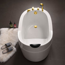 Load image into Gallery viewer, Tip-Toe Tub Trim Set with Two-Hole Overflow Faceplate, Replacement Bath Drain Trim Kit with 2-Hole Overflow Faceplate and Universal Fine/Coarse Thread 7 finishing colors available
