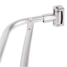Carregar imagem no visualizador da galeria, 44 in. to 70 in. Double Curved Shower Rod (Brushed Nickel Finish)
