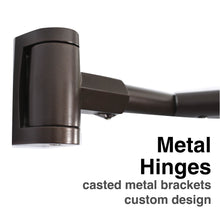 Carregar imagem no visualizador da galeria, 44 in. to 70 in. Double Curved Shower Rod (Oil-Rubbed Bronze Finish)
