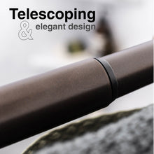 Carregar imagem no visualizador da galeria, 44 in. to 70 in. Double Curved Shower Rod (Oil-Rubbed Bronze Finish)
