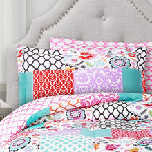 Load image into Gallery viewer, Brookdale Patchwork Comforter Set Back To Campus Dorm Room Bedding
