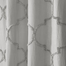 Cargar imagen en el visor de la galería, Avon Chenille Trellis Window Curtain Panel Set
