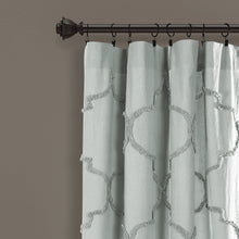 Cargar imagen en el visor de la galería, Avon Chenille Trellis Window Curtain Panel Set
