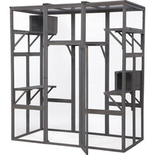 Carregar imagem no visualizador da galeria, Extra Large Cat Cage - Gray
