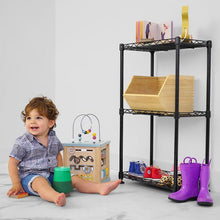 Load image into Gallery viewer, 10&quot; x 18&quot; x 30&quot; 3-Tier Wire Rack
