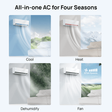 Cargar imagen en el visor de la galería, Greenland 18,000 BTU WiFi Ductless Mini Split AC with Heat Pump (R454B Refrigerant)
