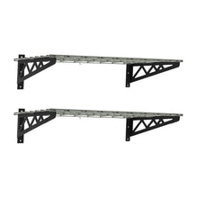 Cargar imagen en el visor de la galería, 18&quot; x 36&quot; Wall Shelves (Two Pack with Hooks)
