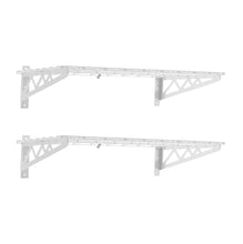 Cargar imagen en el visor de la galería, 18&quot; x 36&quot; Wall Shelves (Two Pack with Hooks)
