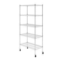 Cargar imagen en el visor de la galería, 18&quot; x 36&quot; x 72&quot; 5-Tier Wire Rack
