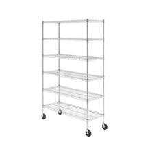 Cargar imagen en el visor de la galería, 18&quot; x 48&quot; x 72&quot; 6-Tier Wire Rack
