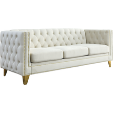 Carregar imagem no visualizador da galeria, 3-seater + 2-seater Combination sofa.BEIGE VELVET
