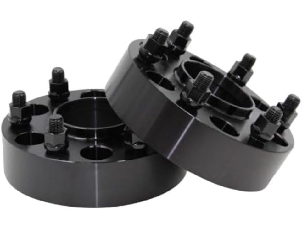 Coyote Accessories - Black Anodized 6061-Billet Aluminum Wheel Adapter Set Of 2