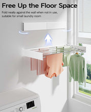 Cargar imagen en el visor de la galería, Vikaqi Wall Mounted Clothes Drying Rack 40 inches, Foldable Wall Mount Laundry Drying Rack Folding Indoor, Drying Rack Clothing Collapsible, Towel Dry
