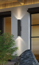 Cargar imagen en el visor de la galería, MIRODEMI® Black Waterproof Outdoor Aluminum LED Wall lamp For Garden, Porch
