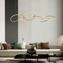 Carregar imagem no visualizador da galeria, Modern luxury LED Oval Circle Chandelier
