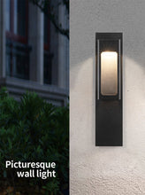 Load image into Gallery viewer, MIRODEMI® Black/Bronze Outdoor Waterproof LED Aluminum Wall Light With Motion Sensor | S2024S
